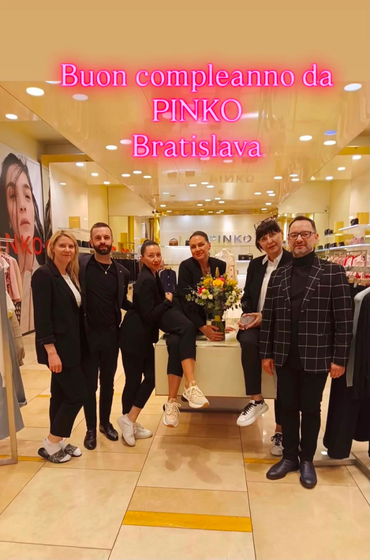 Buon compleanno da PINKO Bratislava