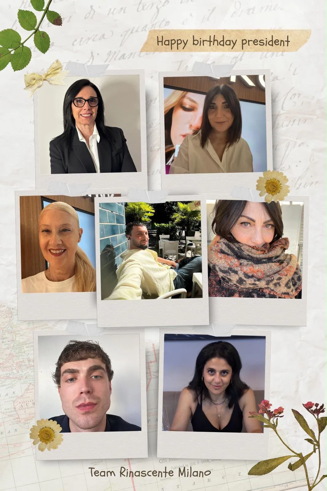 Happy birthday President — Team Rinascente Milano